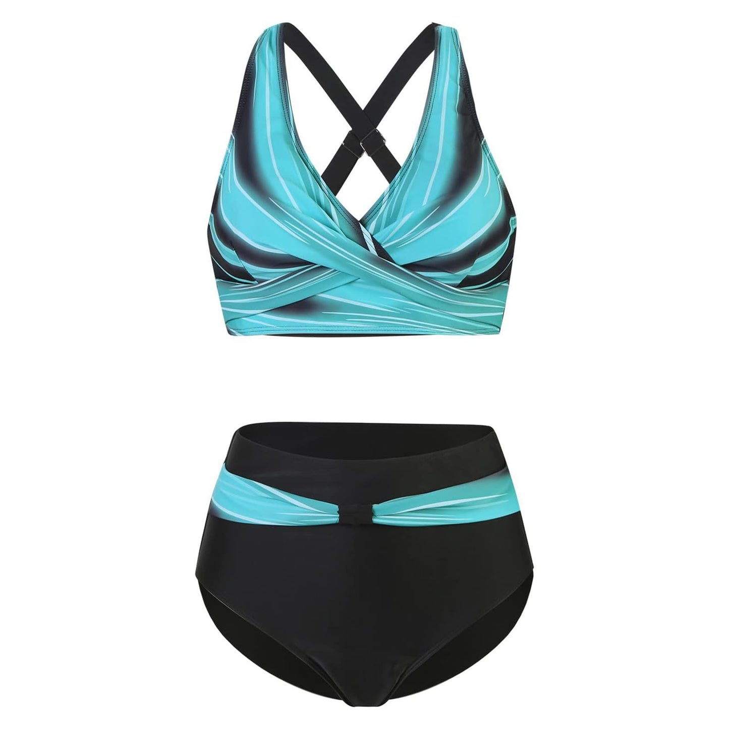 Ensemble de bikini moulant pour femme avec haut à nouer de berg-feldt