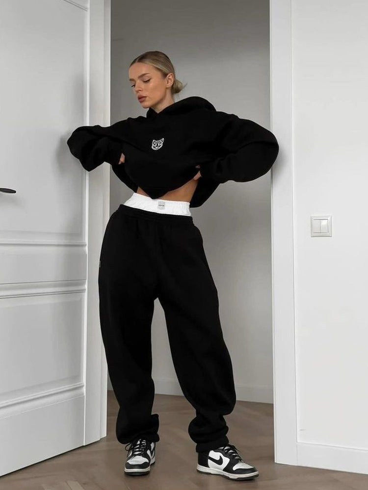 Damen Oversized Hoodie mit lässigen Hosen Berg-Feldt