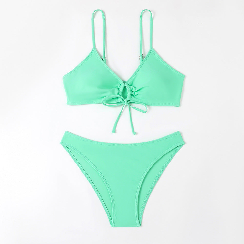 Ensemble bikini femme berg-feldt avec bretelles ajustables et échancrure haute