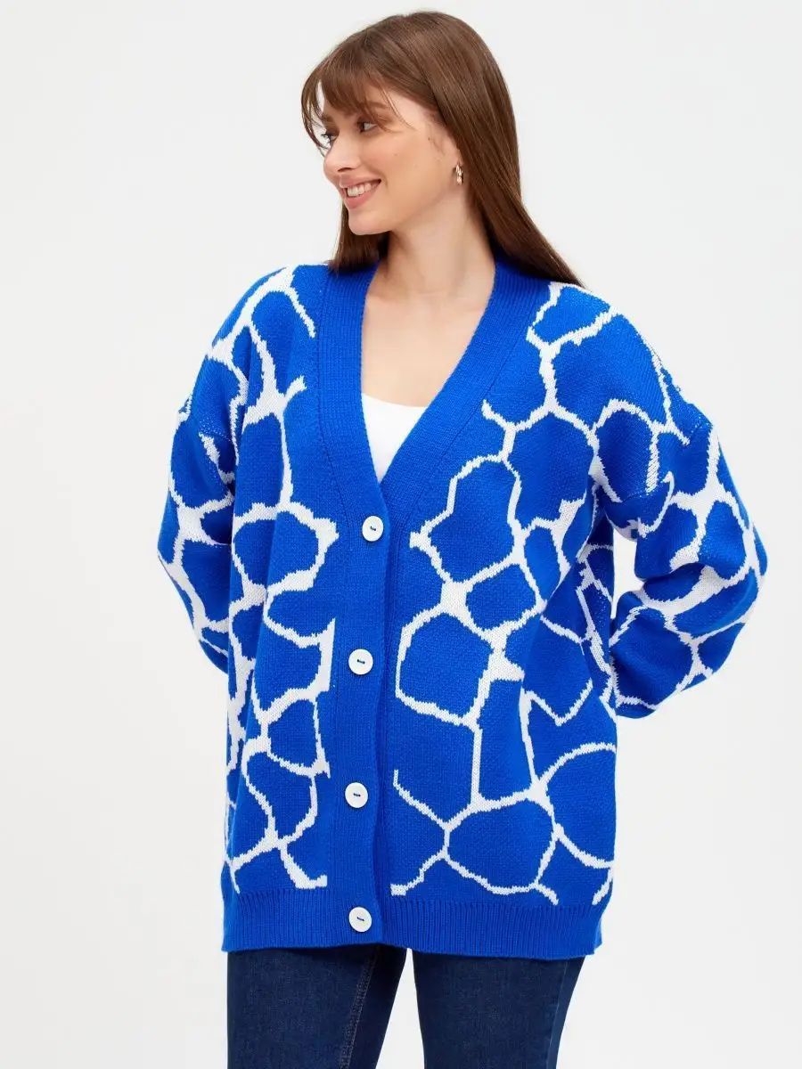 Cardigan élégant pour femme avec motif graphique de berg-feldt