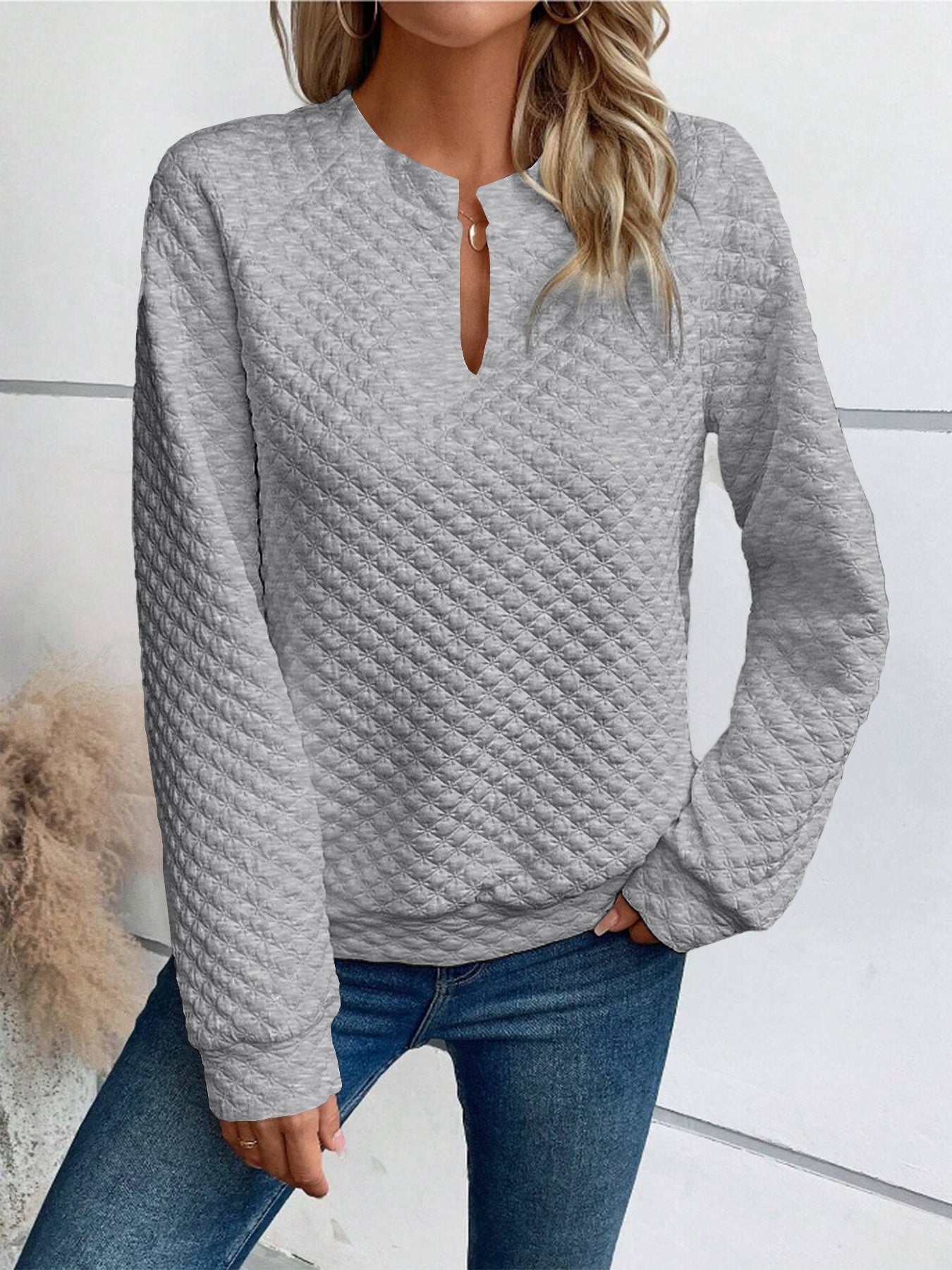 Damen Quilted Pullover Berg-Feldt