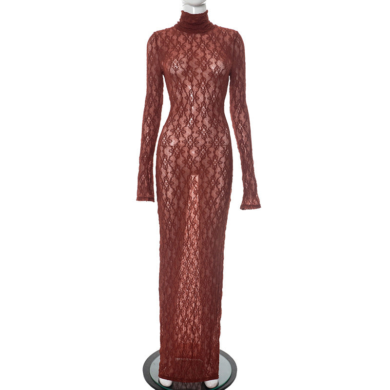 Robe longue en dentelle élégante pour femme berg-feldt