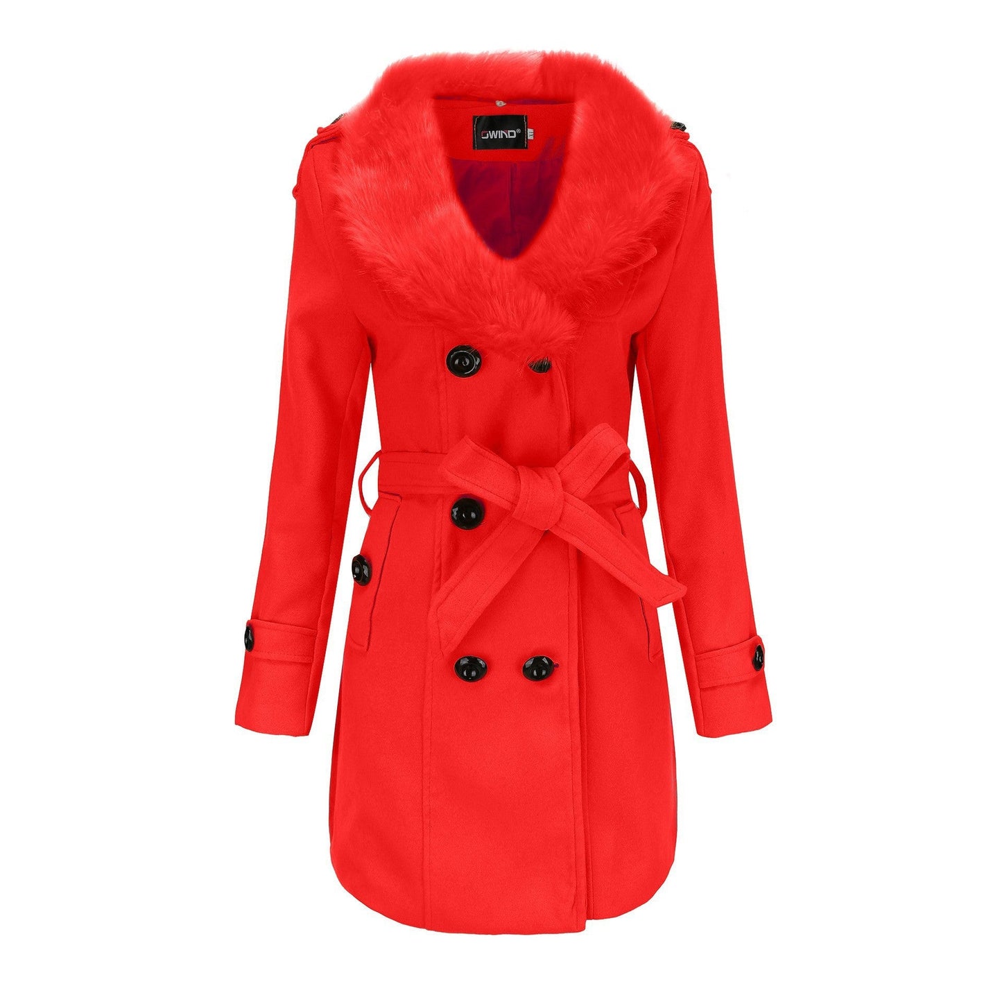Manteau de transition élégant pour femme avec col en fausse fourrure amovible Berg-Feldt