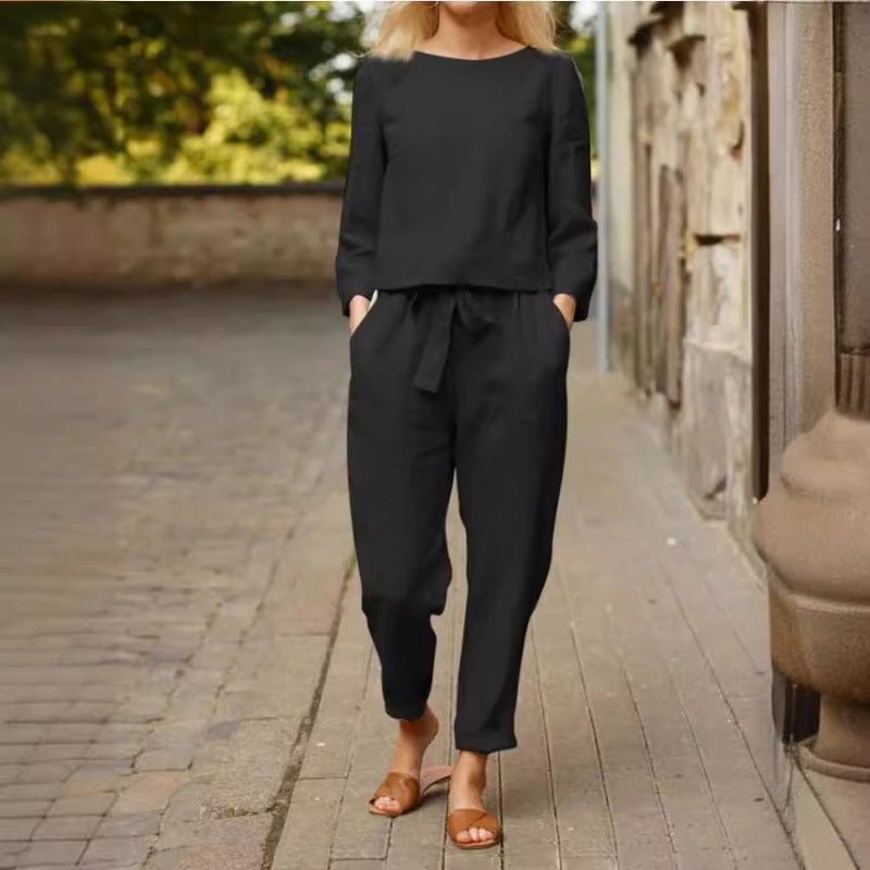 Berg-Feldt Ensemble deux pièces décontracté de loungewear pour femmes