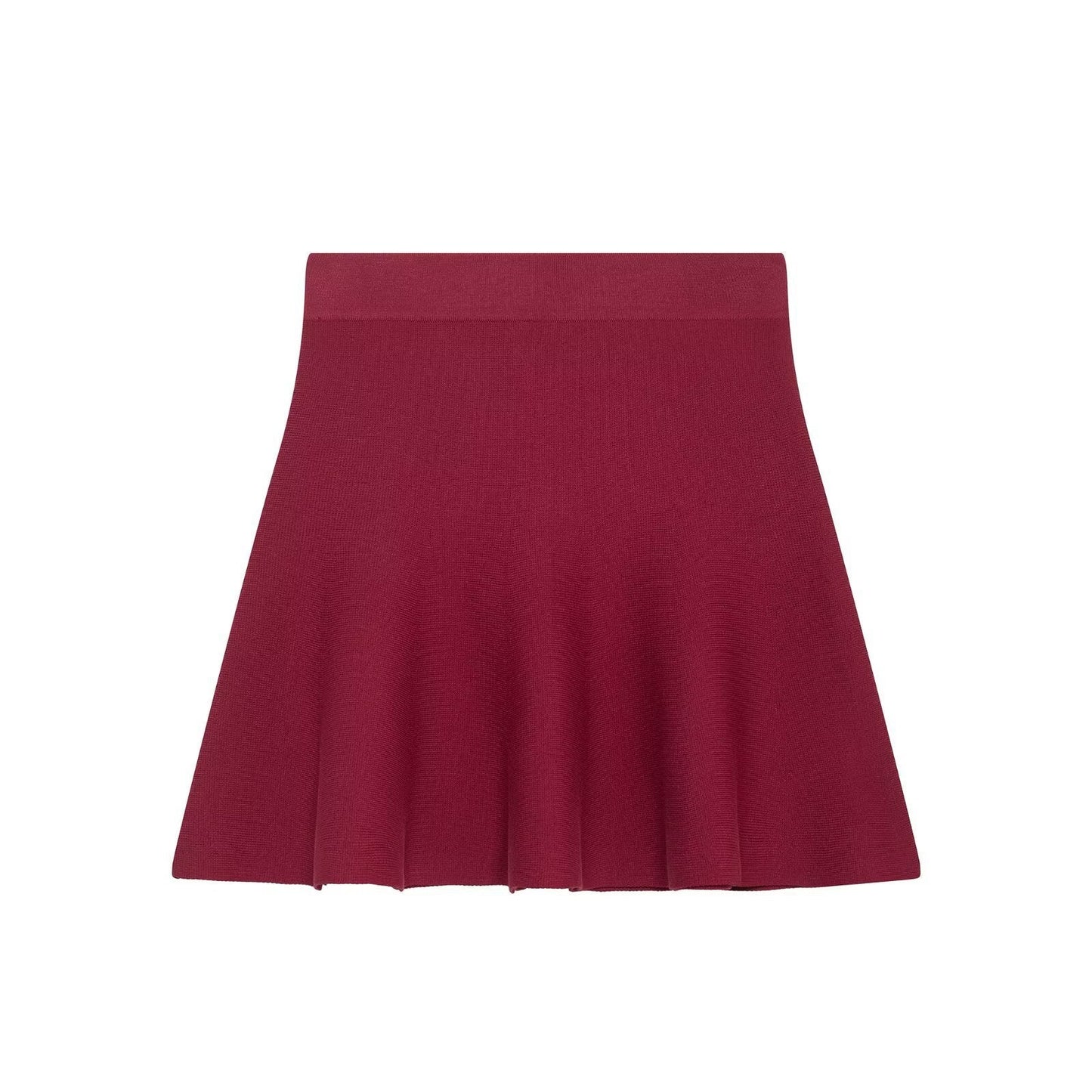 Berg-Feldt Mini-jupe évasée en tricot pour femme