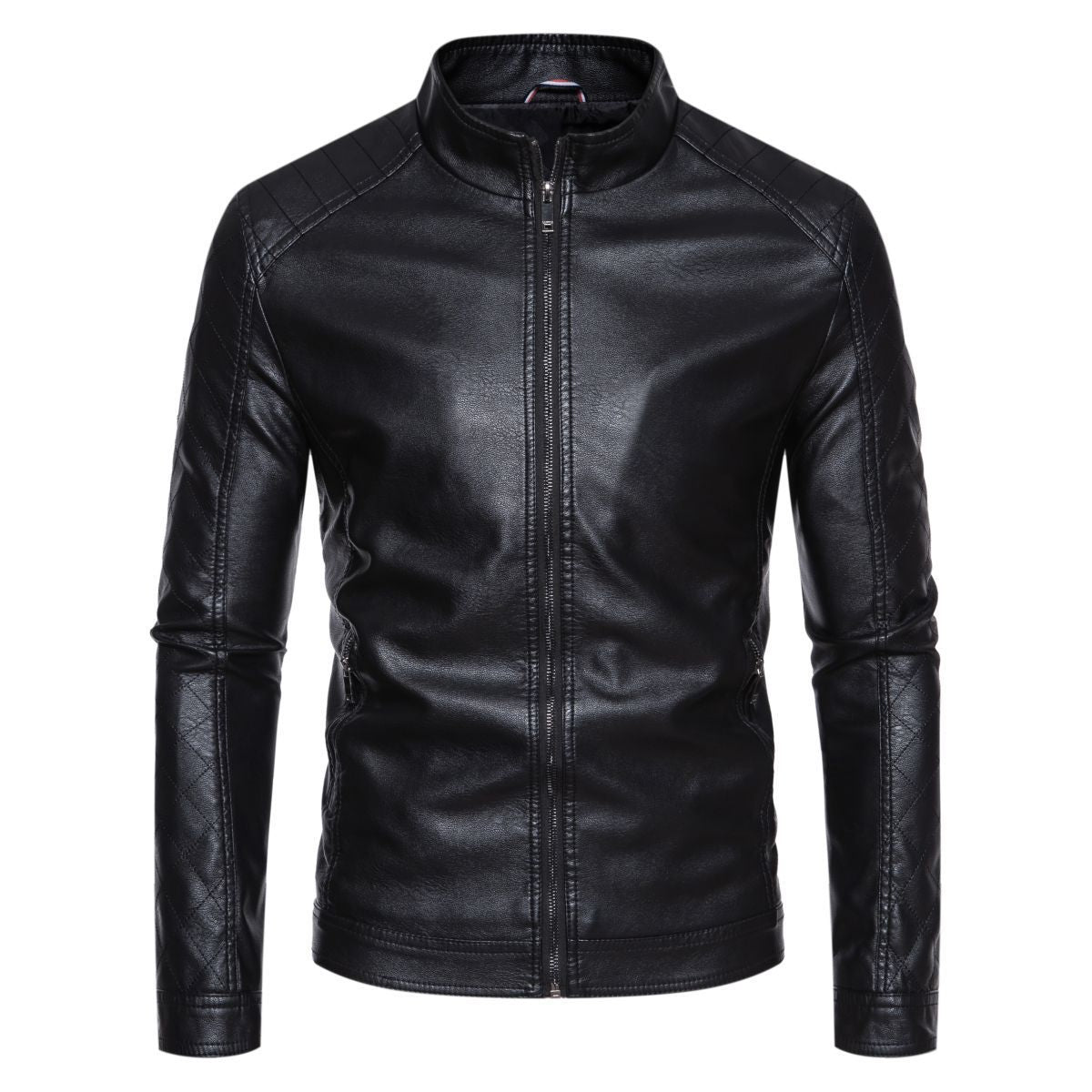 Herren jacke mit modernem Stehkragen und stylischem Steppmuster Berg-Feldt