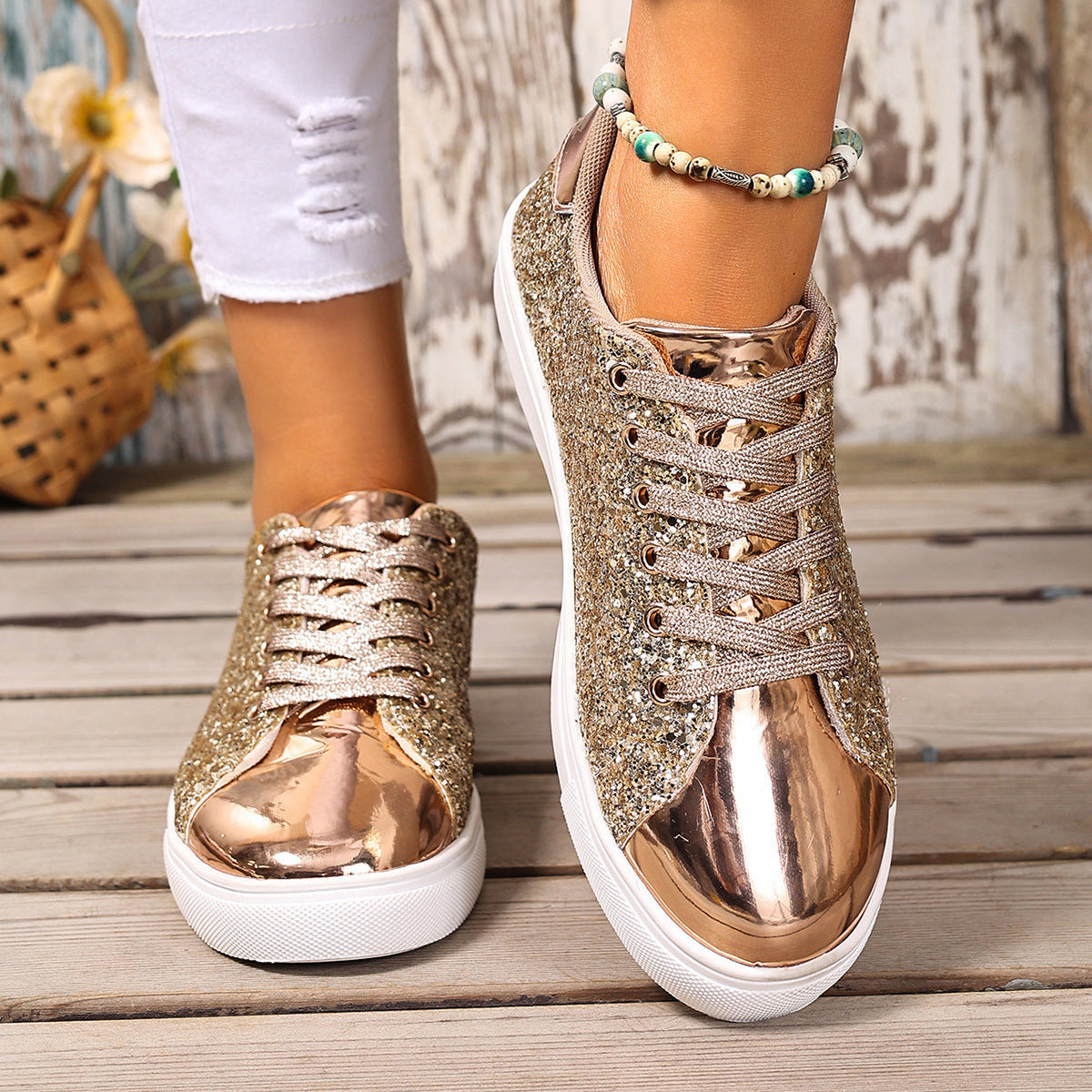 Glamouröse Damen Sneakers berg-feldt