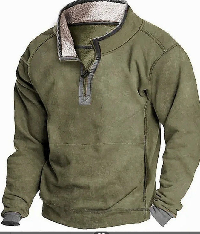 Polaire pour homme avec col montant et fermeture éclair pratique Berg-Feldt