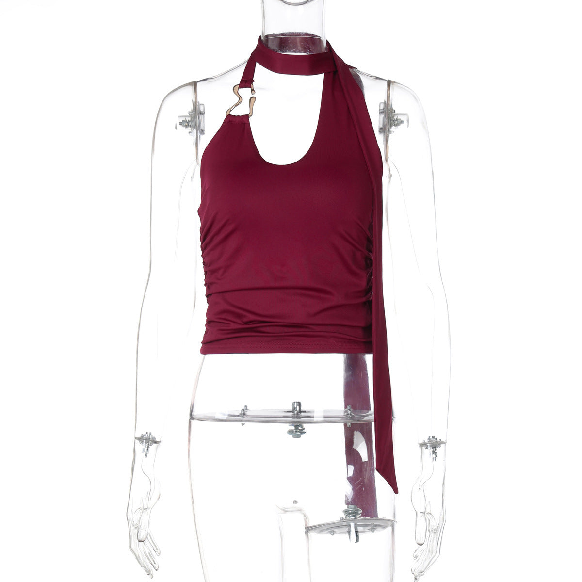 Elegantes Damen-Wickeltop mit modischem Design und raffinierten Trägerdetails von berg-feldt