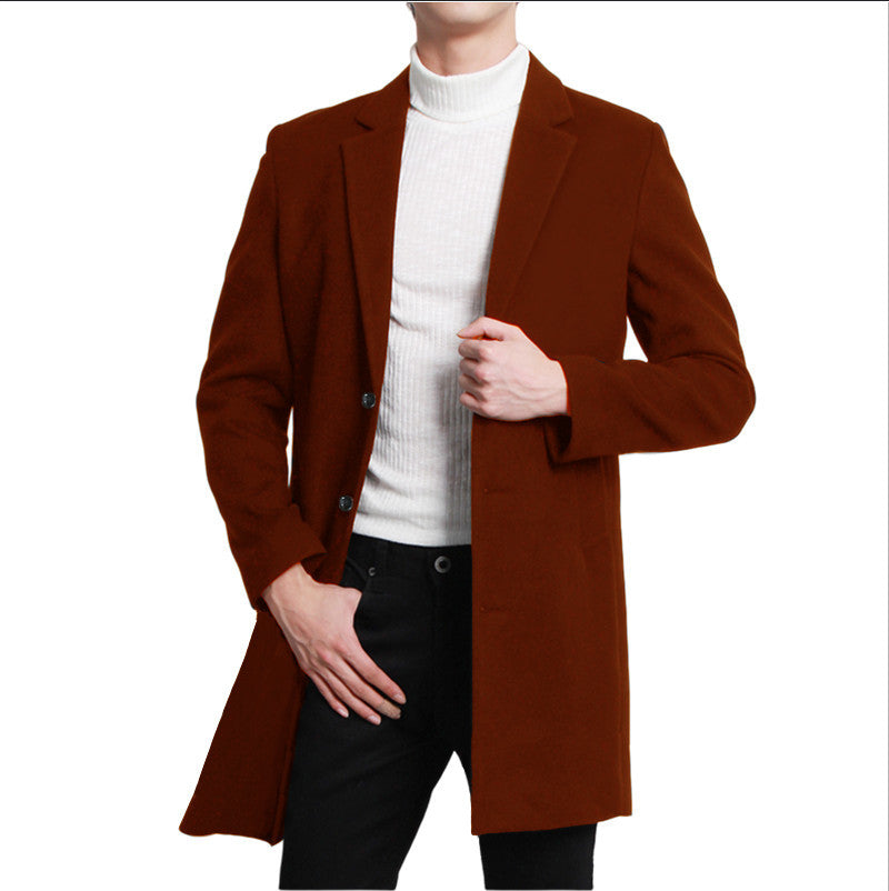 Blazer long élégant pour homme à la coupe moderne et à double boutonnage Berg-Feldt