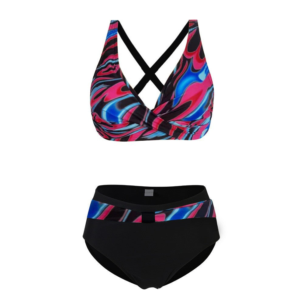 Sport-Bikini-Set für Damen, hochgeschnitten, berg-feldt