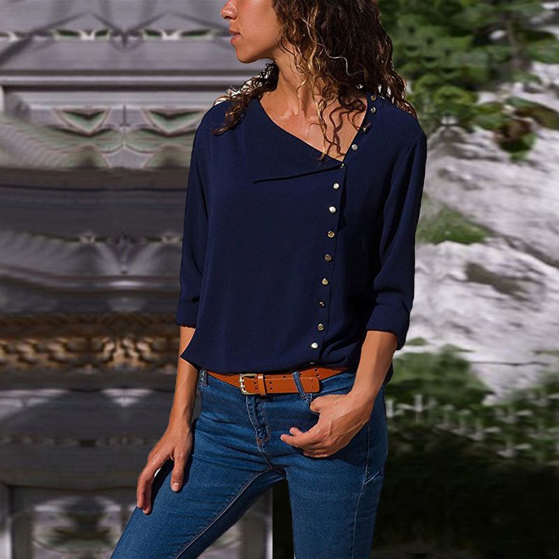 Chemise boutonnée décontractée pour femme par Berg-Feldt