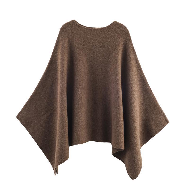 Poncho élégant pour femme en matière de qualité supérieure avec coupe asymétrique Berg-Feldt