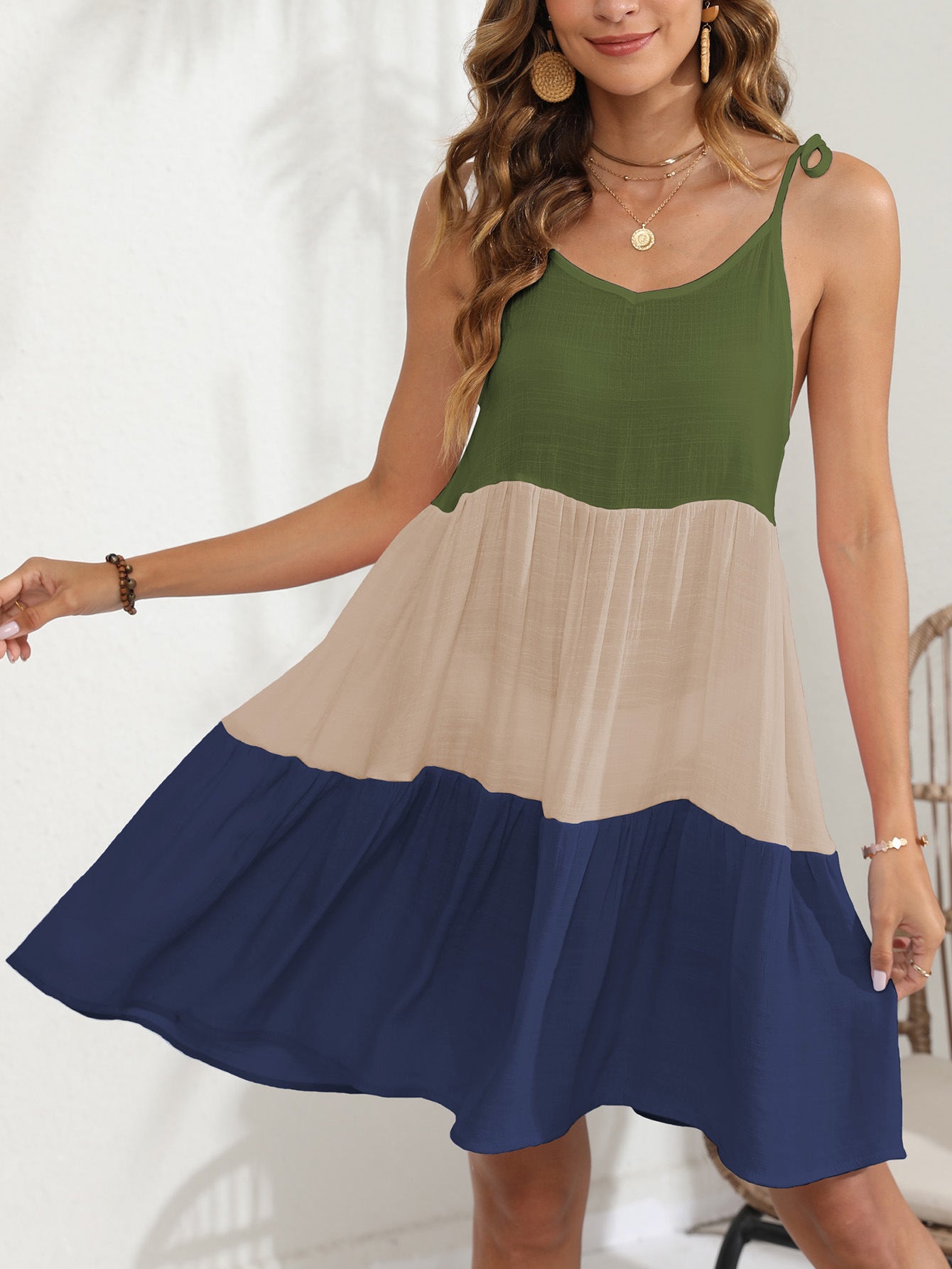 Robe trapèze étagée Berg-Feldt pour femme
