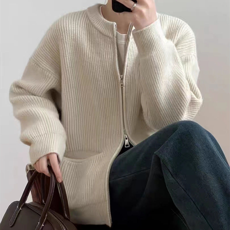 Gilet cardigan zippé femme coupe douillette Berg-Feldt