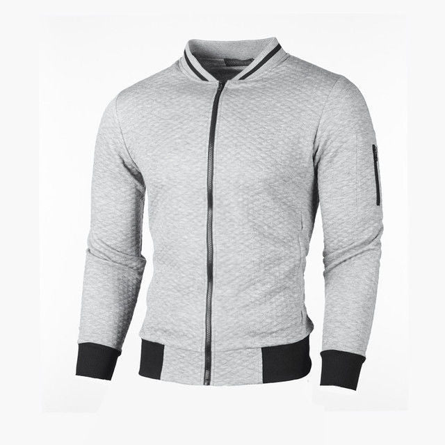 Sweat-shirt zippé homme avec structure de haute qualité et poche sécurisée zippée Berg-Feldt
