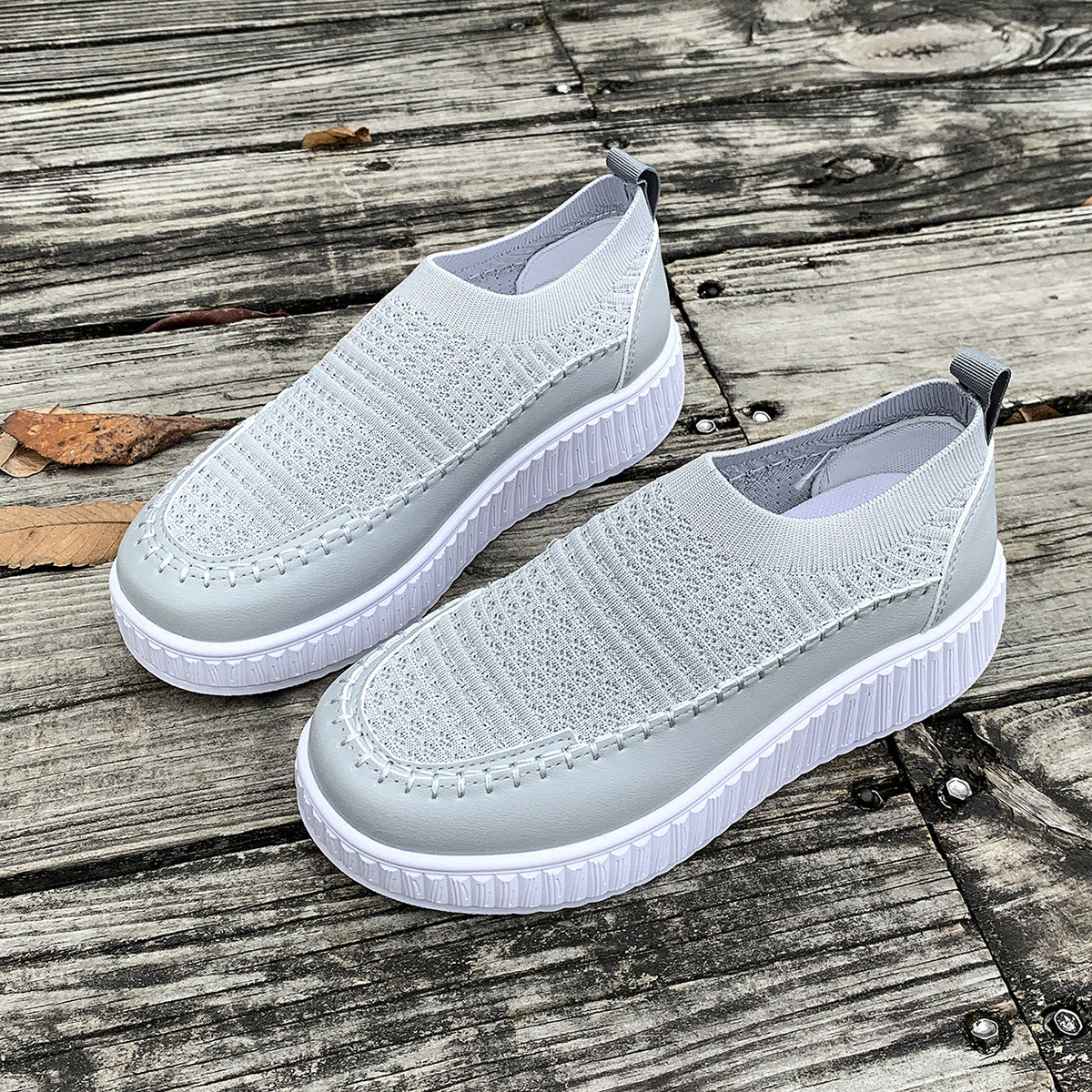 Komfortable Damen Sneaker mit atmungsaktivem Strickdesign von berg-feldt