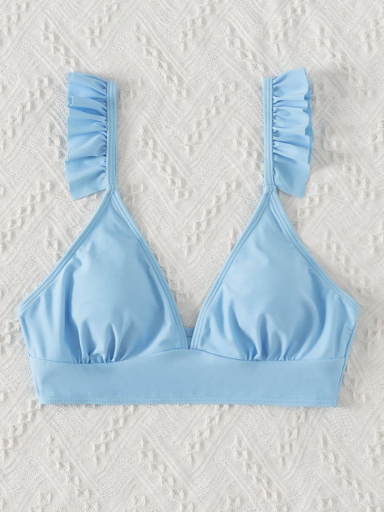 Haut de bikini femme Berg-Feldt à volants et bretelles réglables