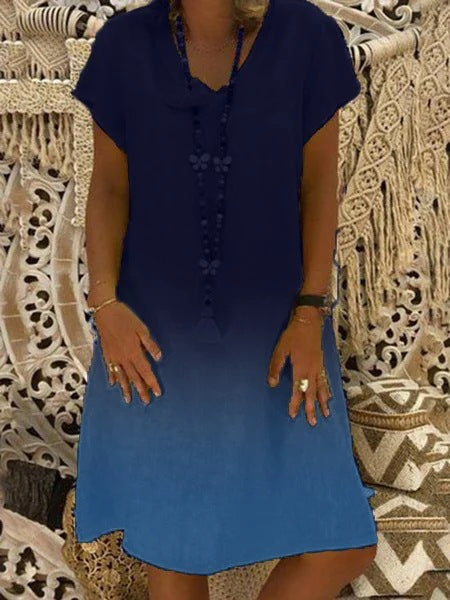 Elegantes Damen Sommerkleid im angesagten Ombre-Look mit bequemem Schnitt von berg-feldt