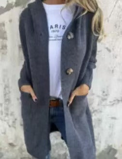 Luxuriöser Damen-Hoodie mit Seitentaschen von Berg-Feldt