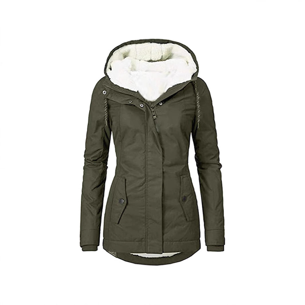 Damen warme Outdoor-Jacke mit kuscheligem Futter Berg-Feldt