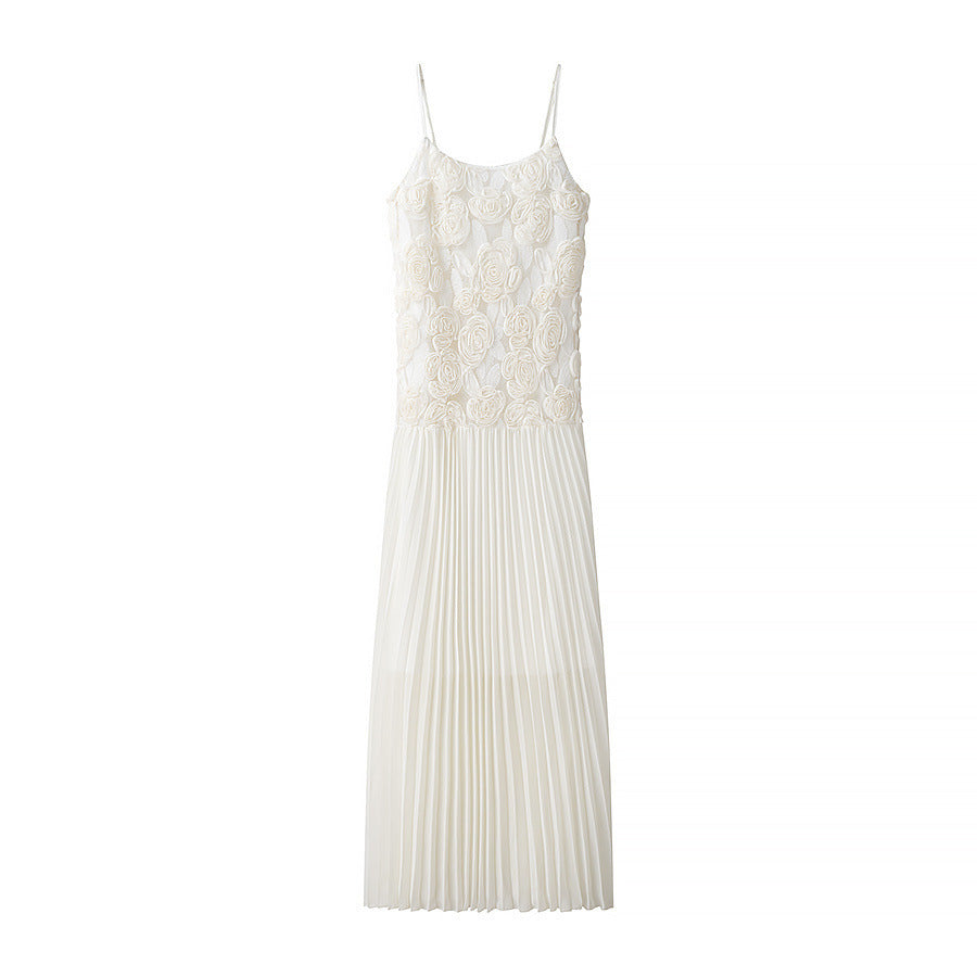 Robe longue brodée florale Berg-Feldt pour femme