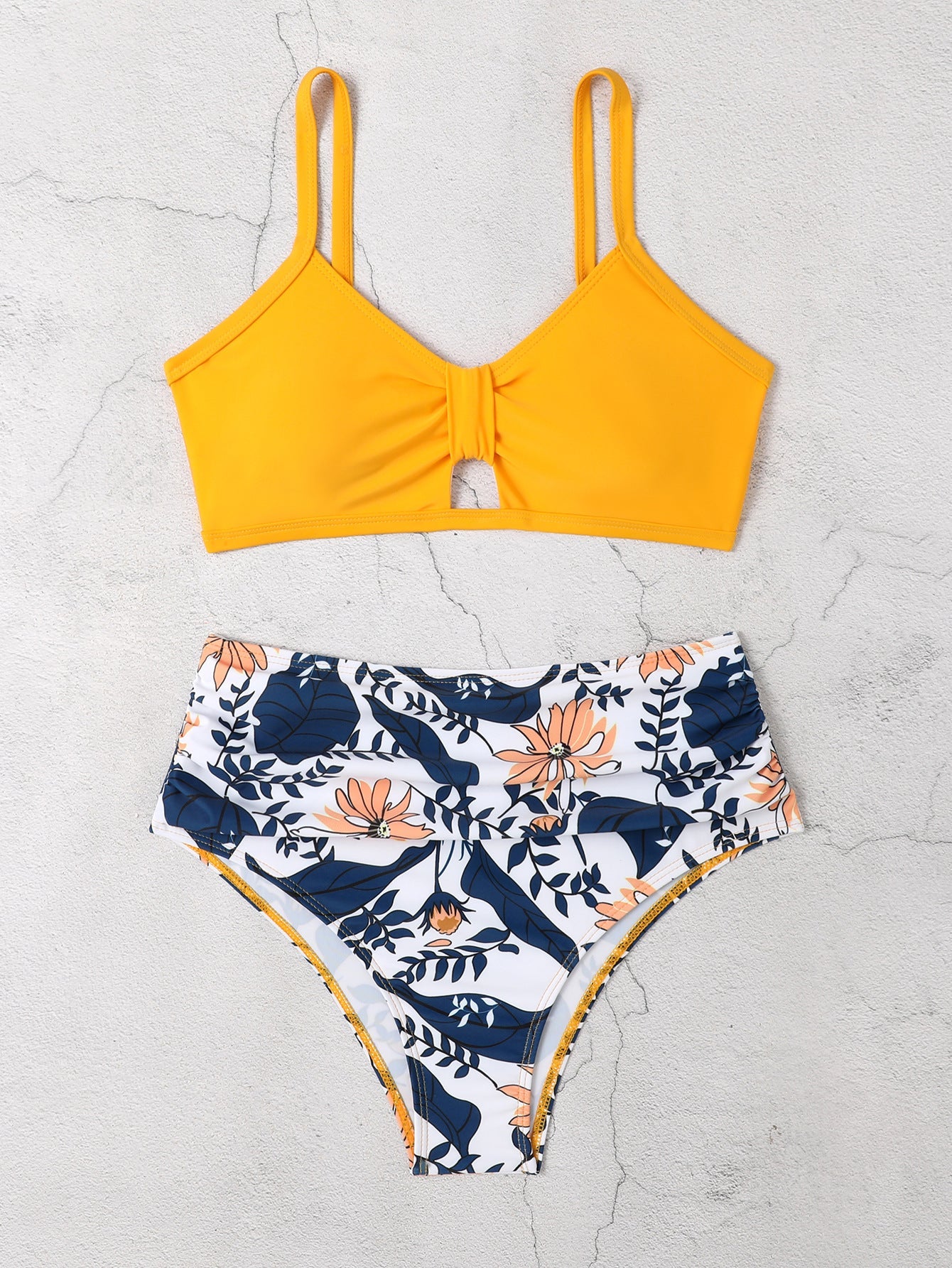Ensemble de bikini taille haute à fleurs pour femme Berg-feldt