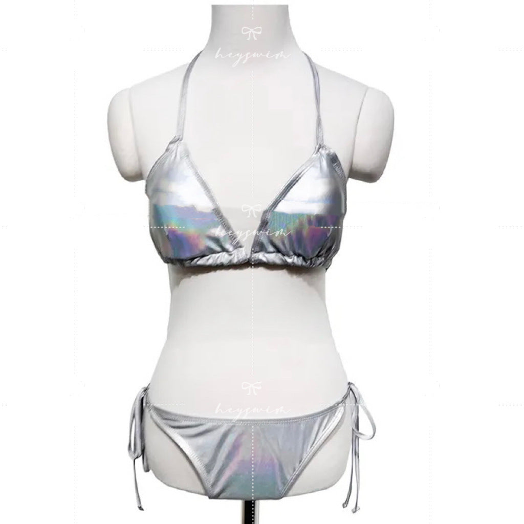 Haut de bikini femme Berg-feldt, effet métallisé
