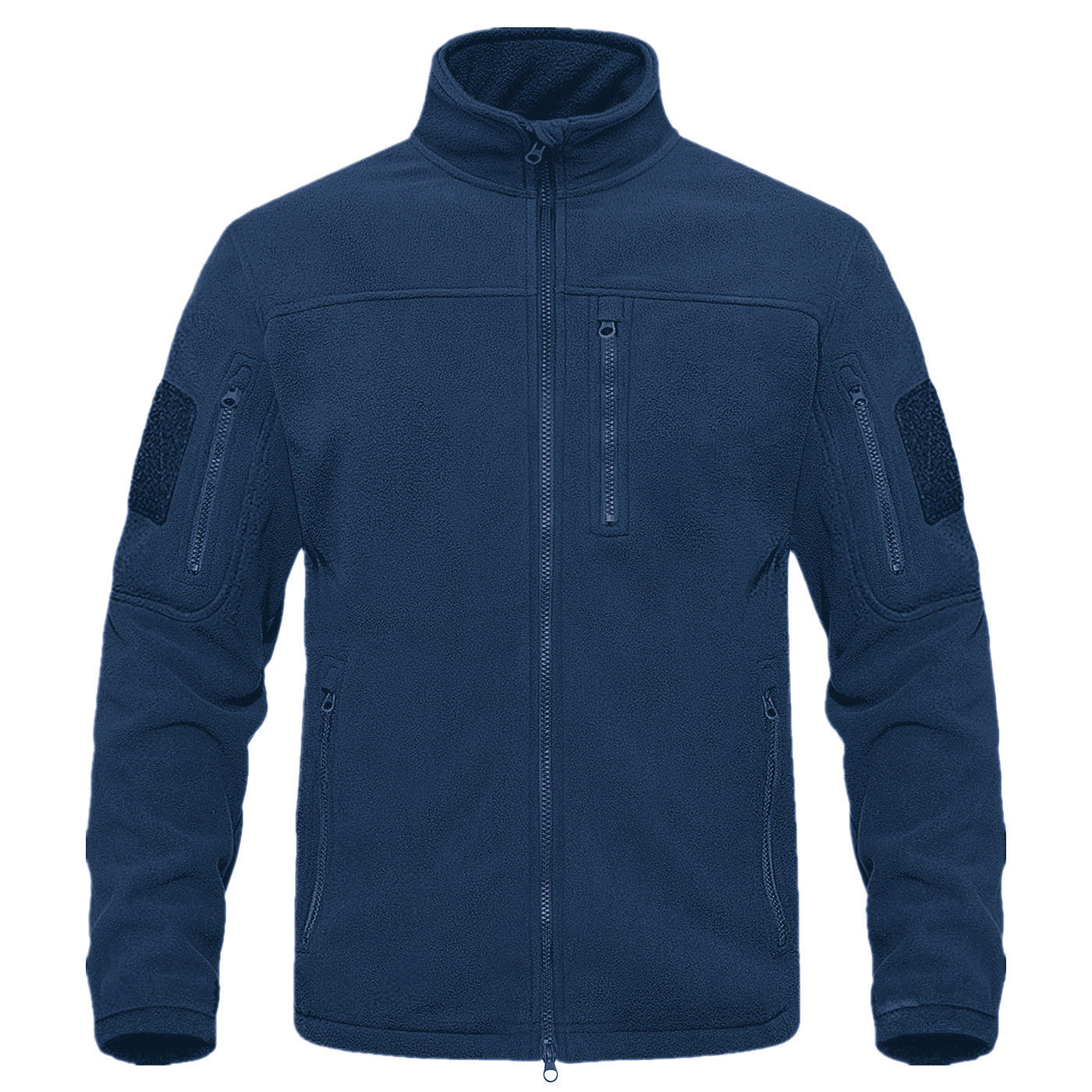 Veste polaire pour homme avec poches polyvalentes et col montant Berg-Feldt