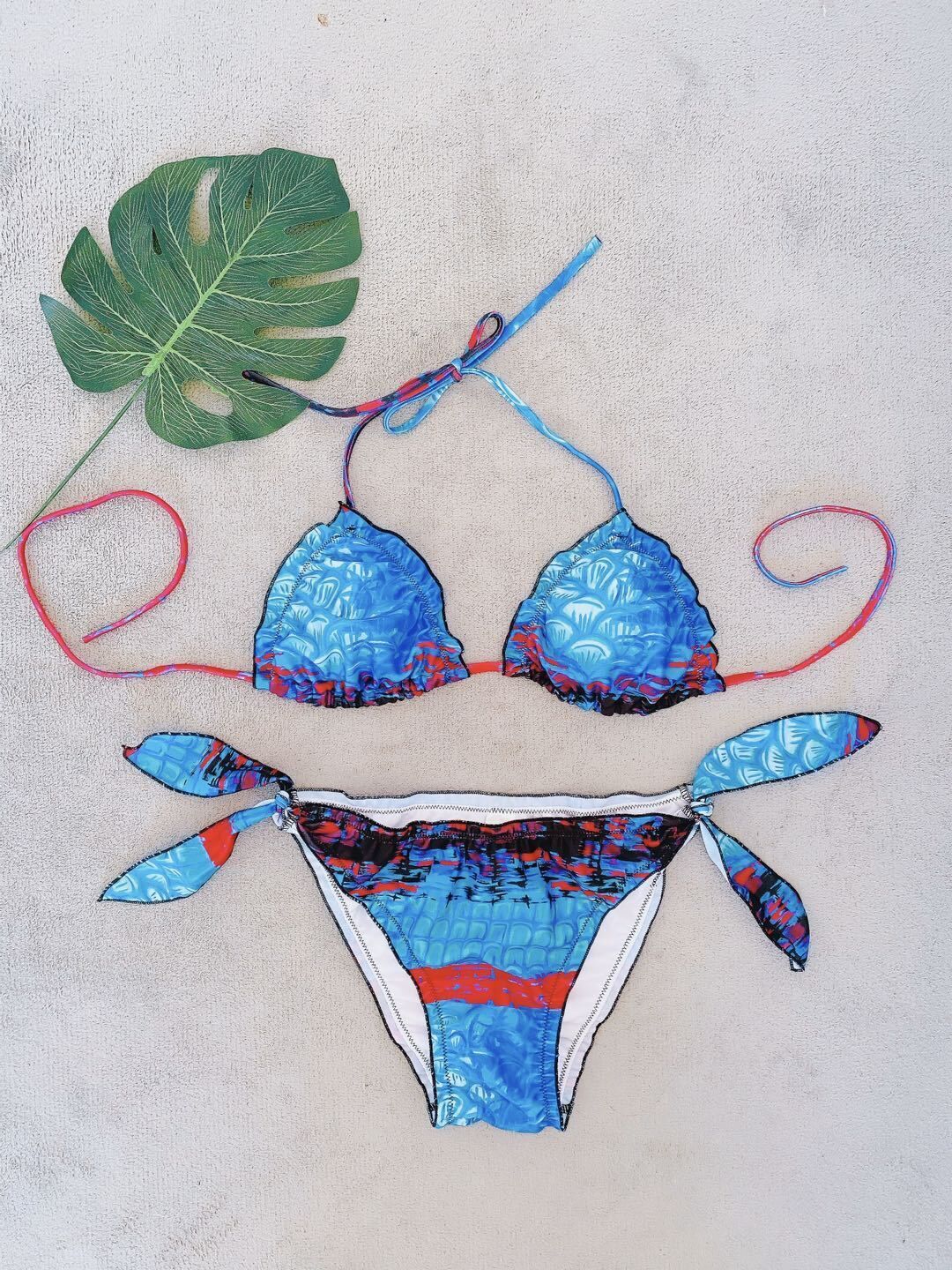 Ensemble de bikini pour femme avec liens réglables de berg-feldt