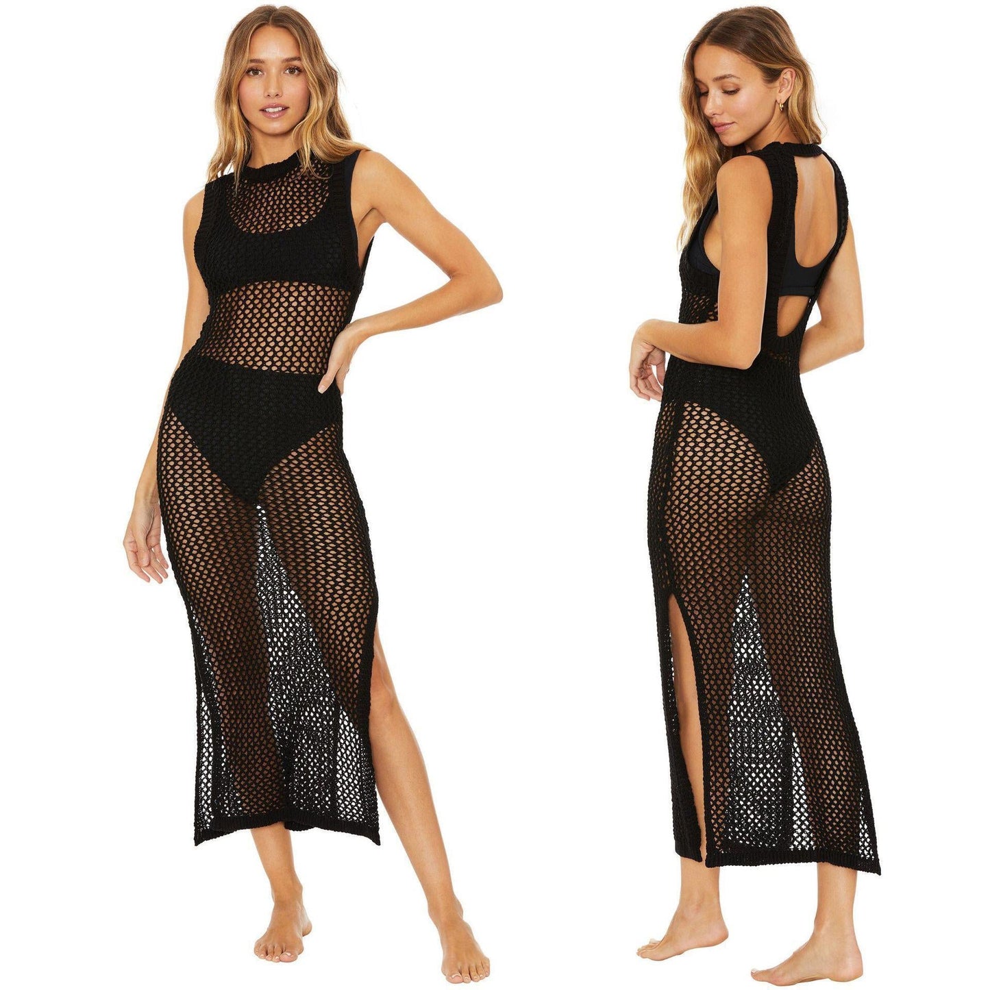 Robe de plage de grossesse par berg-feldt en maille ajourée