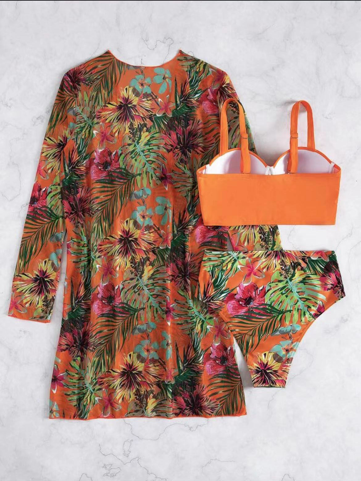 Maillot de bain Berg-Feldt pour femmes avec robe de plage transparente