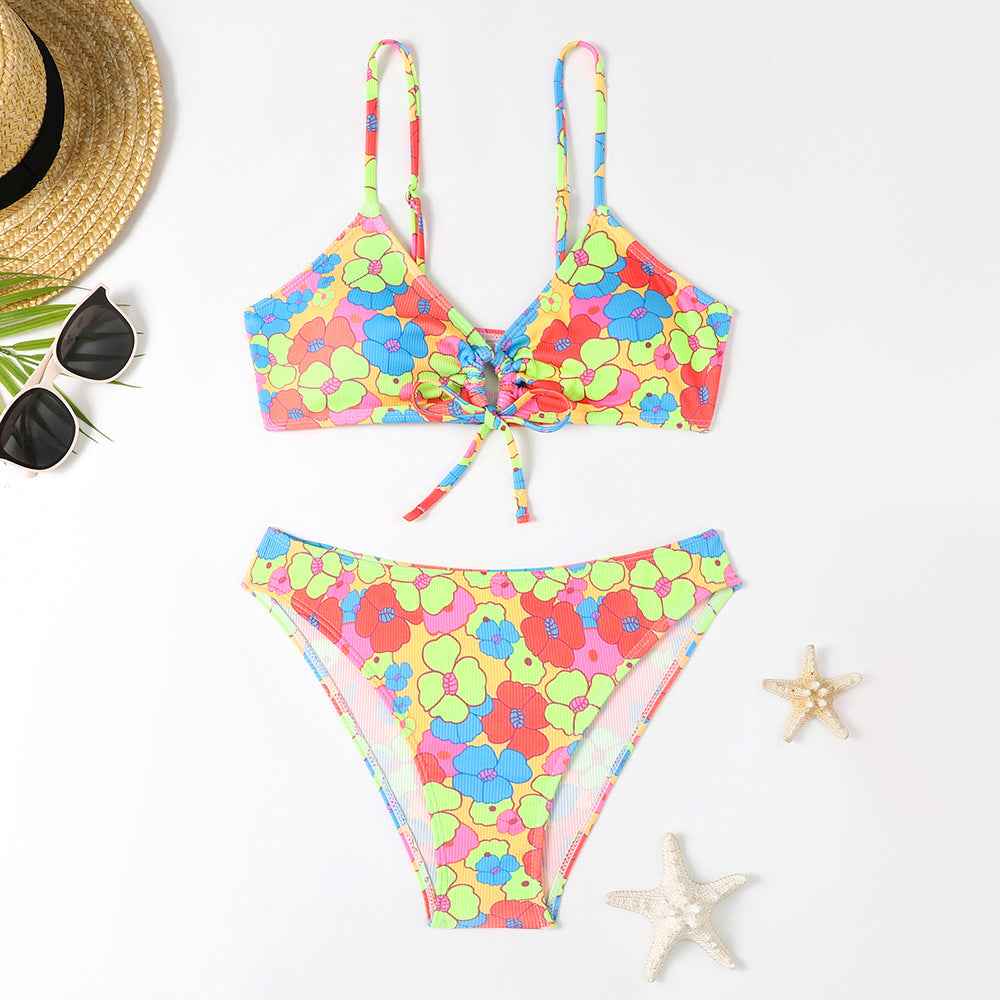 Ensemble bikini femme berg-feldt avec bretelles ajustables et échancrure haute