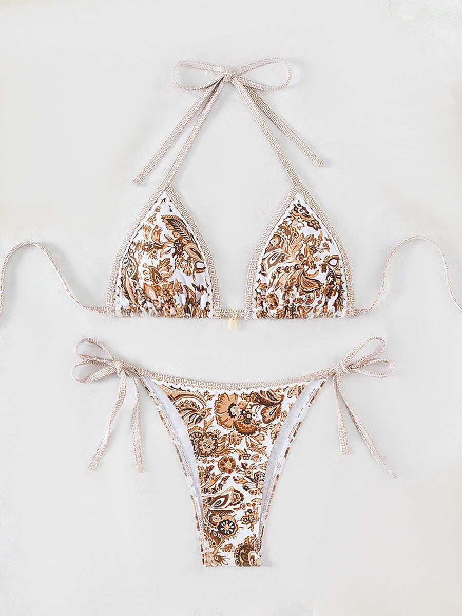 Ensemble de bikini triangle à bretelles réglables par berg-feldt