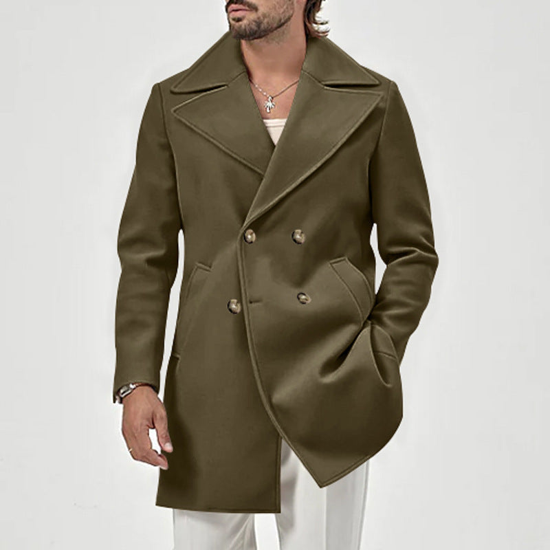 Manteau homme élégant à double boutonnage avec col Berg-Feldt