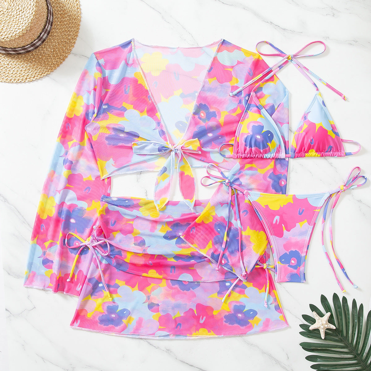 Ensemble maillot de bain femme Berg-Feld à motif floral