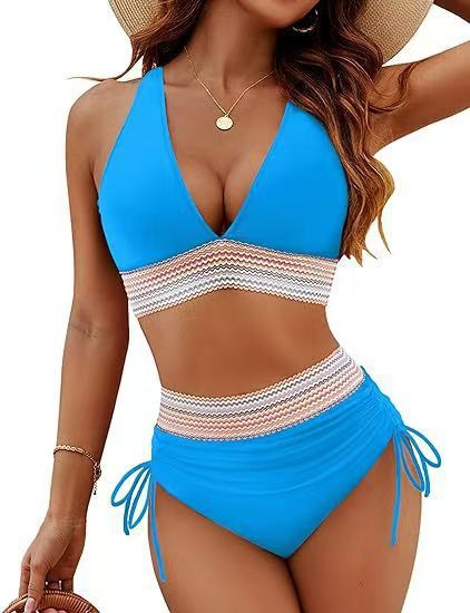 Ensemble de bikini pour femme, taille haute, avec bretelles réglables et taille élastique de berg-feldt