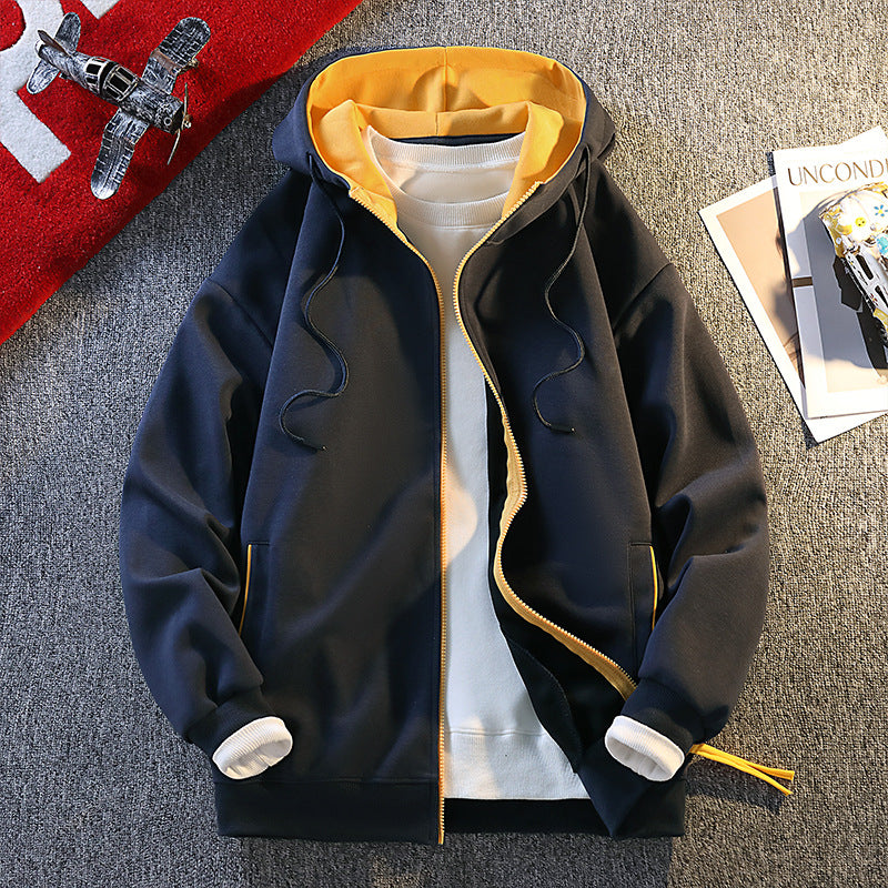 Veste à capuche mode homme avec détails contrastés Berg-Feldt