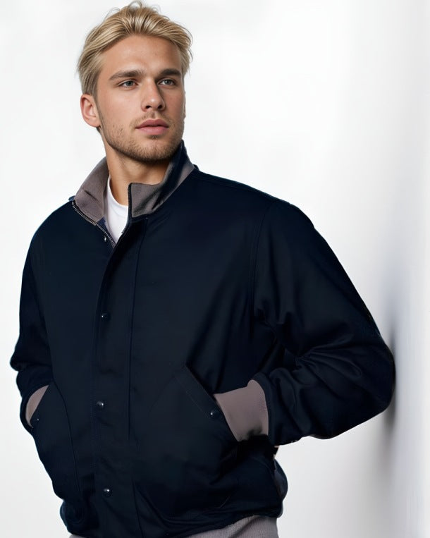 Veste mi-saison décontractée pour homme avec col haut et poches pratiques Berg-Feldt
