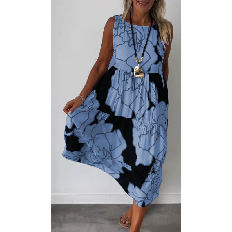 Fudus Robe Bretelles Imprimée Tendance