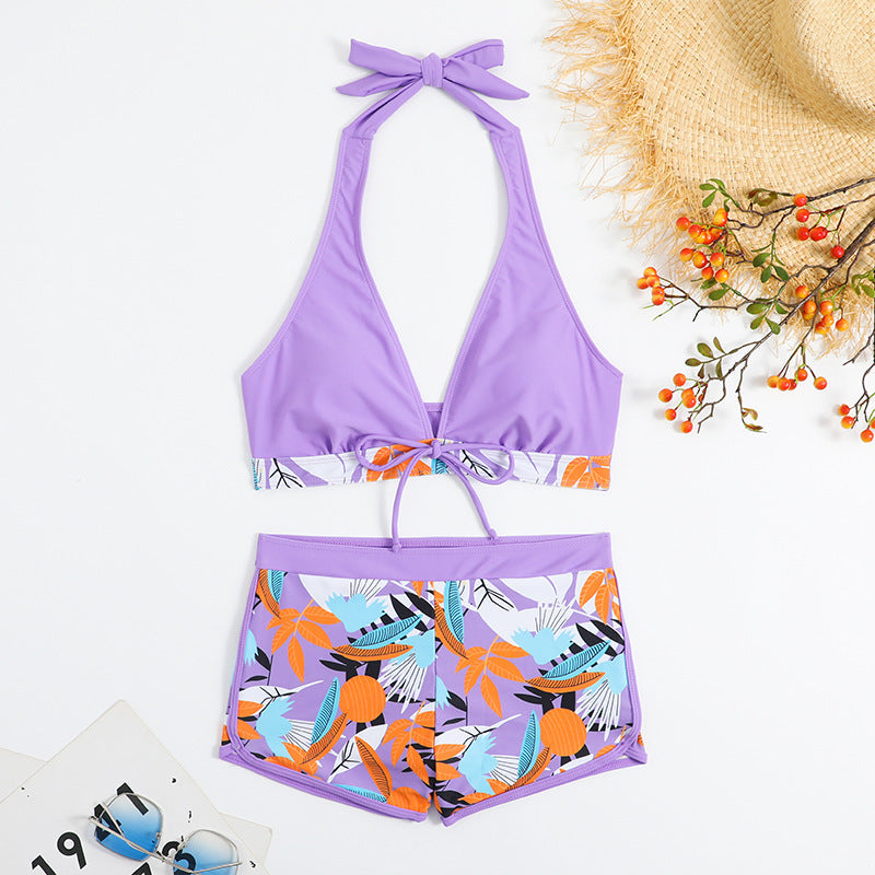 Ensemble bikini femme imprimé floral avec haut réglable par berg-feldt
