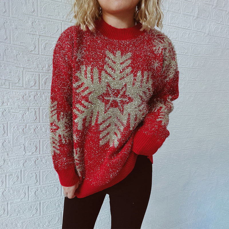 Berg-Feldt | Pull Tricoté De Noël Motif Festif