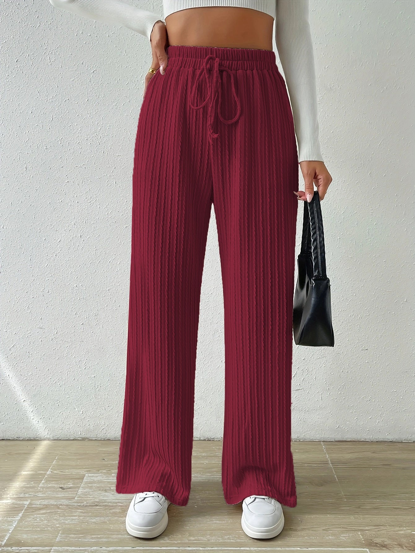 Berg-Feldt Pantalon plissé décontracté pour femme