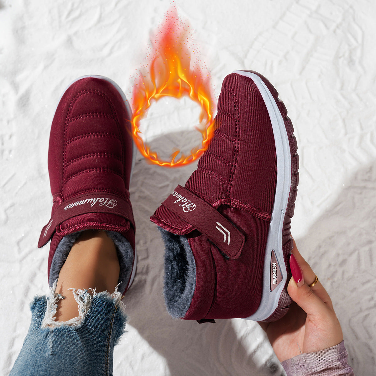 Damen Fleecegefütterte Sneaker Berg-Feldt