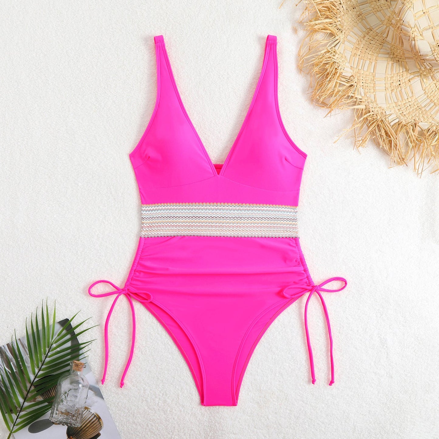 Maillot de bain femme Berg-Feldt avec décolleté en V et bretelles réglables