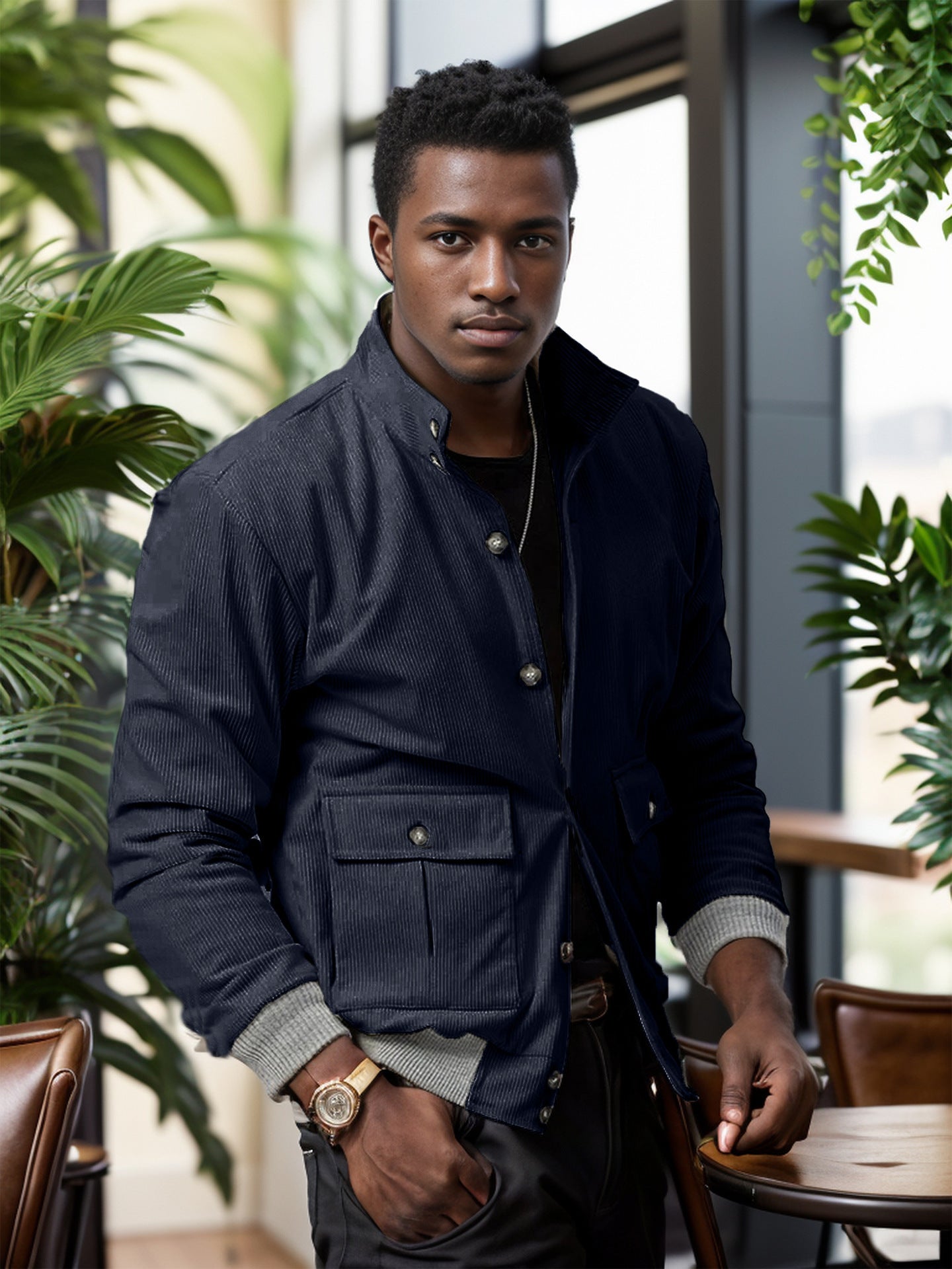 Veste utilitaire confortable pour homme avec poches pratiques Berg-Feldt