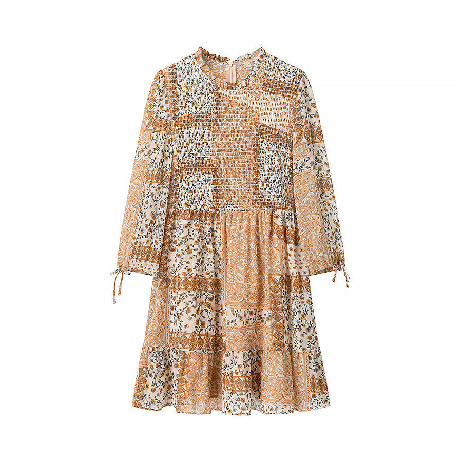 Robe droite patchwork bohème par berg-feldt