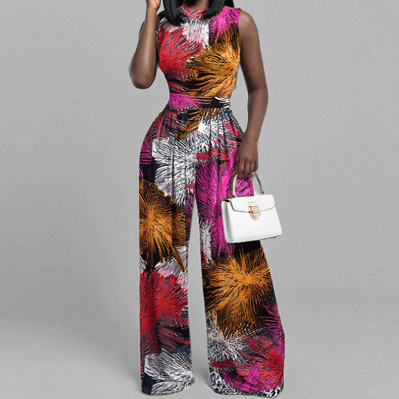 Eleganter Damen-Jumpsuit mit weitem Bein und geschlossenen Schultern von berg-feldt