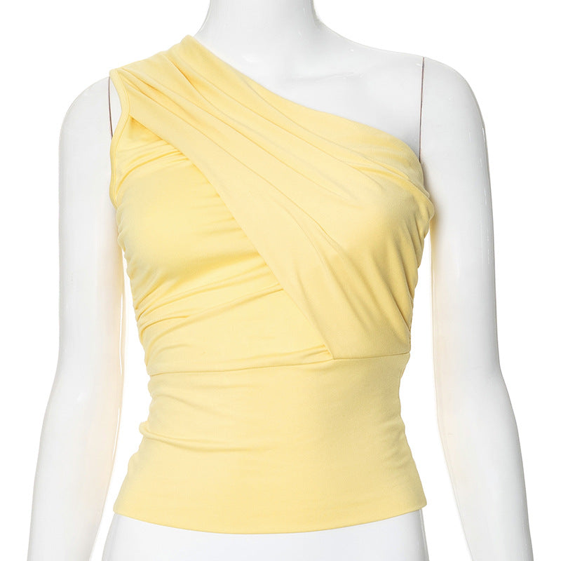 Haut portefeuille asymétrique à épaule dénudée Berg-Feldt pour femme
