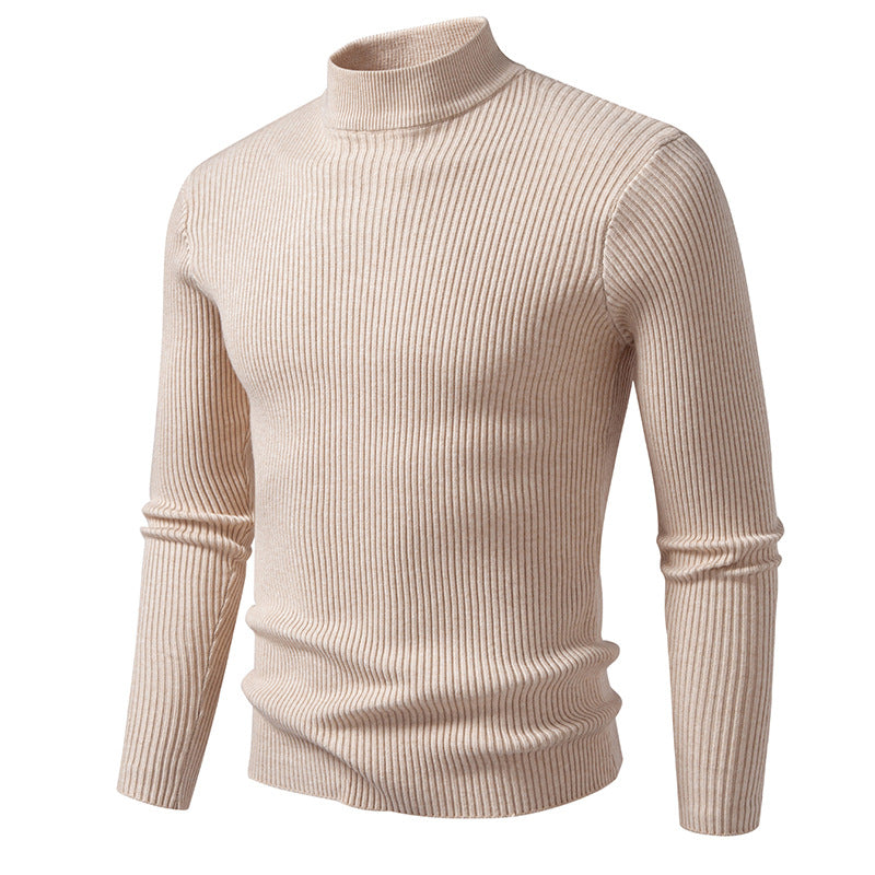 Herren Hochwertiger Rollkragenpullover aus Rippenstrick Berg-Feldt